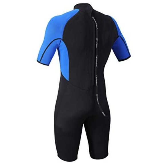 Adult 3mm Shorty Jumpsuit Wetsuit - Picture 5 of 9